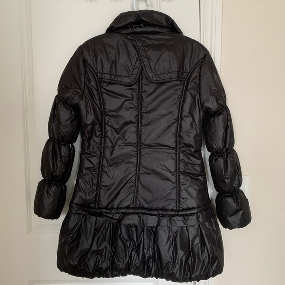 Black Vintage Puffer Jacket Coat - Picture 3 of 9